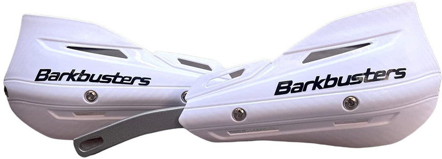 Barkbusters Metal Hand Guard – White | Universal Motorcycle Hand Protector