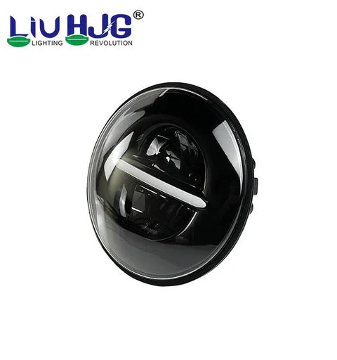 HJG LIU Minus 7" LED Headlight 110W – Without Ring | Royal Enfield, Mahindra Thar, Harley Davidson