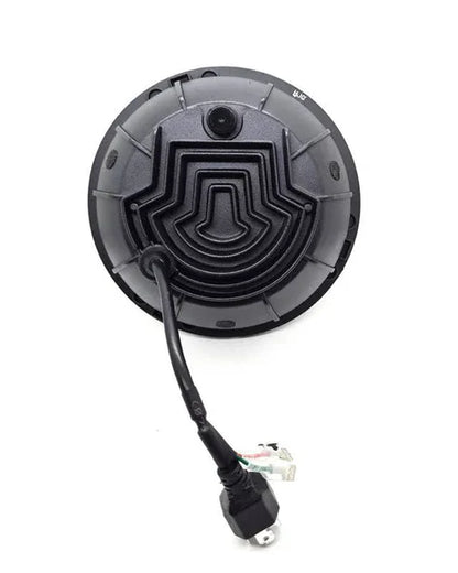 HJG LIU Minus 7" LED Headlight 110W – Without Ring | Royal Enfield, Mahindra Thar, Harley Davidson